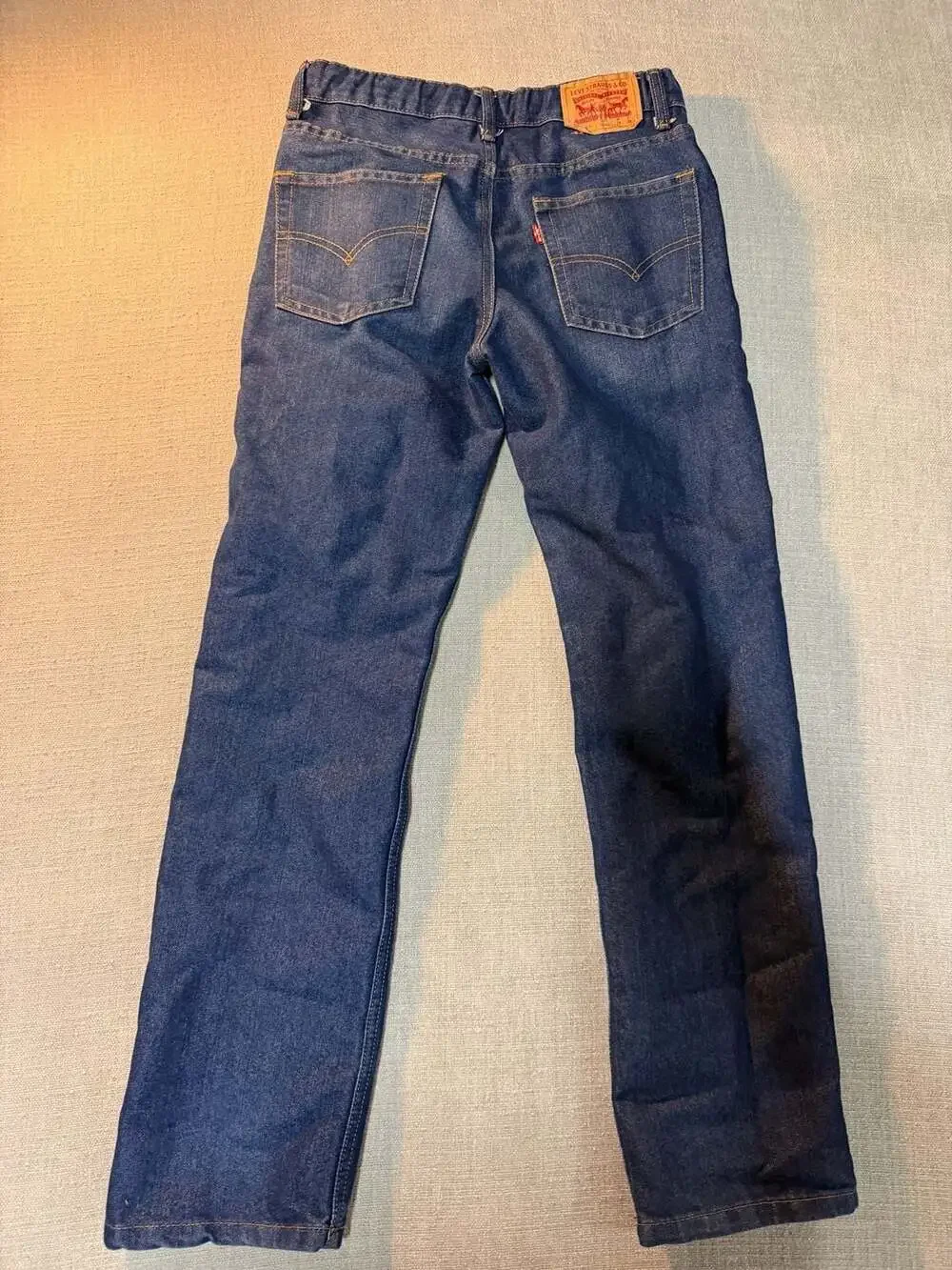 Levi's 514 Straight Fit Jeans Blue Denim Size 16 Reg W28 L30